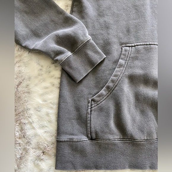 Men’s size small Heather gray, Iron Smoke Distillery, Fairport NY, Hoodie. Skull - Picture 2 of 9